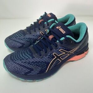 Asics GT-2000 8 Trail Running Shoes Women's Size 9 Blue/Teal/Pink 1012A577